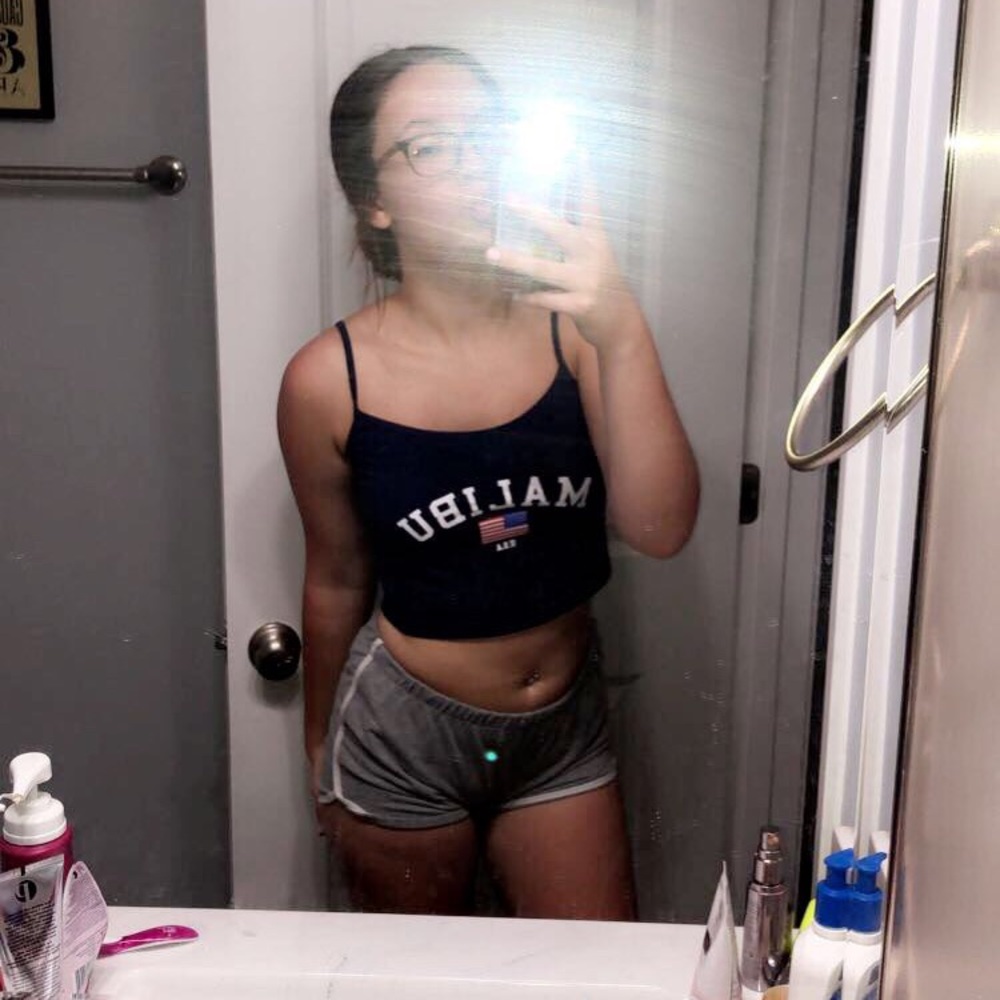 malibu crop top from shein